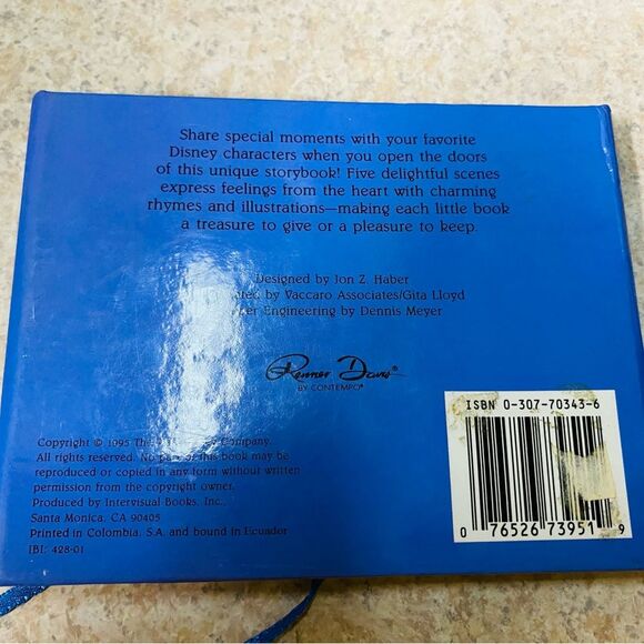 Disney's Lady and the Tramp Pop Up Book, Love Is for Sharing, Rare, 1995 *FLAW - Picture 6 of 7
